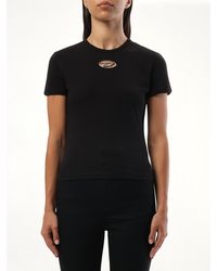 DIESEL - T-Uncutie D Logo T-Shirt - Lyst