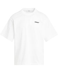 Off-White c/o Virgil Abloh - Off- Tattoo Arrow Skate T-Shirt, Short Sleeves, /, 100% Cotton - Lyst
