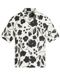 Jacquemus - Jean Cubic Flower Print Short Sleeve Shirt, Long Sleeves, /, 100% Linen - Lyst