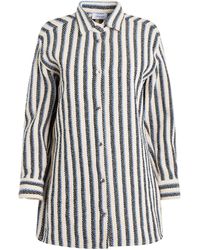 Off-White c/o Virgil Abloh - Off- Stripes Overshirt, Long Sleeves, , 100% Cotton - Lyst