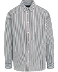 Juun.J - Loose Fit Stripe Classic Shirt, Long Sleeves, , 100% Cotton - Lyst