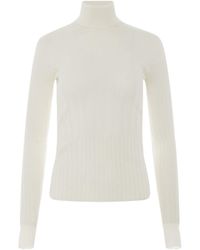 Givenchy - Long Sleeve Cyclist Neck Ribbed Sweater, , 100% Wool, Size: Medium - Lyst