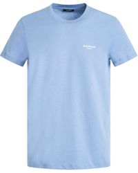 Balmain - Classic Fit Flock T-Shirt, Short Sleeves, /, 100% Cotton, Size: Large - Lyst