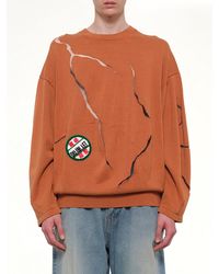 Doublet - Cracked Egg Knit Pullover - Lyst