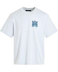 Amiri - 'Ma Logo T-Shirt, Short Sleeves, Dawn, 100% Cotton, Size: Small - Lyst