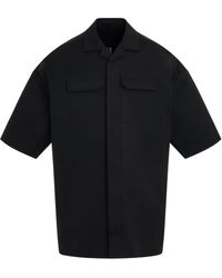 Rick Owens - Heavy Cotton Magnum Tommy Shirt, Short Sleeves, , 100% Cotton - Lyst