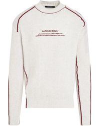 A_COLD_WALL* - 'Dialogue Knit Crewneck, , 100% Cotton, Size: Small - Lyst