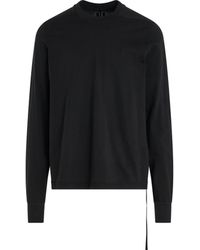 Rick Owens - Cotton Crewneck Sweatshirt, Long Sleeves, , 100% Cotton, Size: Medium - Lyst