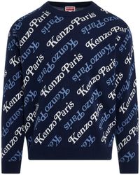 KENZO - 'By Verdy Sweater, Long Sleeves, Midnight, 100% Cotton, Size: Small - Lyst