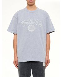 vowels - Faded Collegiate T-Shirt - Lyst