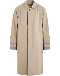 Maison Margiela - Cotton Trench Coat, Long Sleeves, , 100% Virgin Wool - Lyst