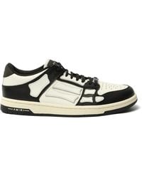 Amiri - Skeleton Top Low Sneakers, 100% Calf Leather - Lyst