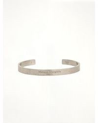 Maison Margiela - Medium Margiela Logo Cuff Bracelet - Lyst