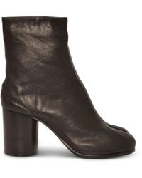 Maison Margiela - Tabi Ankle Boots 8Cm Heel, 100% Calf Leather - Lyst