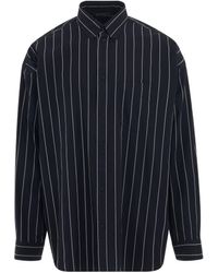 Balenciaga - Oversized Shirt, Long Sleeves, /, 100% Cotton - Lyst