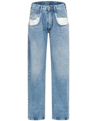 Maison Margiela - 5 Pockets Denim Jeans In Blue - Lyst