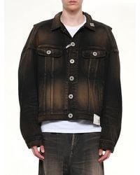 Maison Mihara Yasuhiro - Back Vest Denim Blouson - Lyst