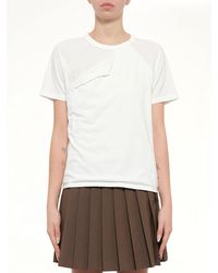 MM6 by Maison Margiela - Layered Logo T-Shirt - Lyst