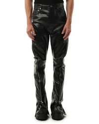 Rick Owens - Coated Denim Bolan Banana, 100% Cotton - Lyst