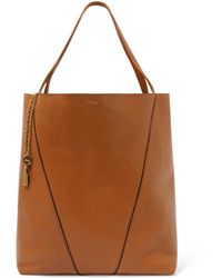 Chloé - Spin Large Tote Bag, 100% Calf Leather - Lyst