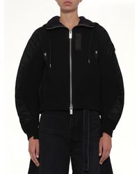 Sacai - Sponge Sweat Twist Hoodie - Lyst