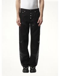 THUG CLUB - Tc Leather Washing Denim Pants - Lyst