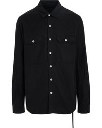 Rick Owens - Cotton Poplin Outershirt, , 100% Cotton, Size: Medium - Lyst