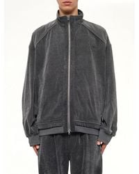 Juun.J - Highneck Denim Zip-Up Jacket - Lyst