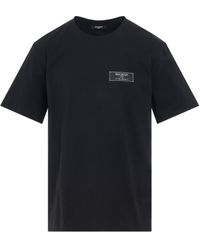 Balmain - Pierre Label T-Shirt, Round Neck, Short Sleeves, , 100% Organic Cotton, Size: Medium - Lyst