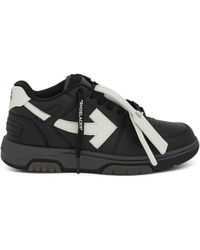 Off-White c/o Virgil Abloh - Off- Out Of Office Leather Sneakers, , 100% Leather - Lyst