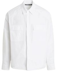 Juun.J - Front Pocket Hem String Shirt, Long Sleeves, , 100% Cotton - Lyst