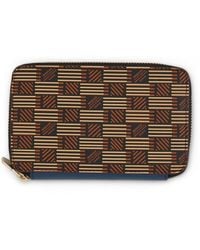 Moreau - Compact Zip Wallet, 100% Leather - Lyst