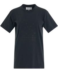 Maison Margiela - 'Scattered Numeric Logo T-Shirt, Round Neck, Short Sleeves, , 100% Cotton, Size: Small - Lyst