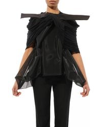 Rick Owens - Falcon Woven Jacket, 100% Leather - Lyst