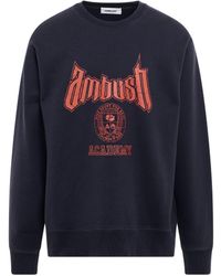 Ambush - 'Academy Sweatshirt, Long Sleeves, , 100% Cotton, Size: Small - Lyst