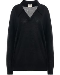 Khaite - Elsia Sweater, Long Sleeves, , 100% Cashmere - Lyst