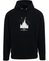 Givenchy - Disney Castle Slim Fit Hoodie, Long Sleeves, , 100% Cotton - Lyst
