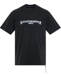 Mastermind Japan - 'Brilliant Logo T-Shirt, Round Neck, Short Sleeves, , 100% Cotton, Size: Small - Lyst