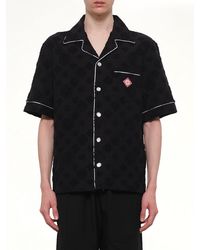 CASABLANCA - Towelling Monogram Shirt - Lyst