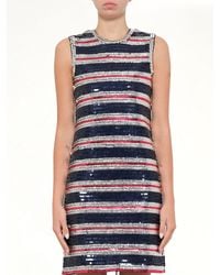 Lanvin - Embellished Long Jersey Dress - Lyst