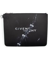 Givenchy - Ring Large Zipped Pouch, , 100% Calfskin Leather - Lyst