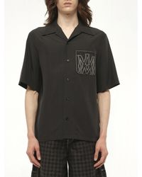 Amiri - Ma Outline Bowling Shirt, Short Sleeves, 100% Polyester, Size: Small - Lyst