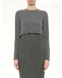 JWA - Trompe Pleat Knit Dress - Lyst