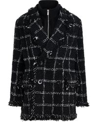 Sacai - Layered Tweed Jacket, Long Sleeves, , 100% Cotton - Lyst