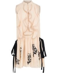 Chloé - Robe Dress, 100% Silk - Lyst