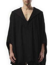 Rick Owens - Hooded Kaftan, 100% Cotton - Lyst