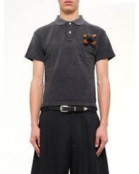 Doublet - Gas Mask Bear Polo Shirt - Lyst