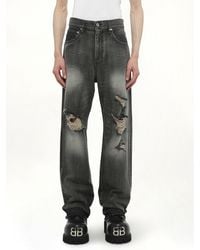 we11done - Ripped Denim Trouser, 100% Cotton, Size: Medium - Lyst