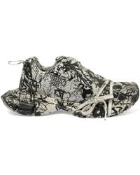 Balenciaga - 3XL Graffiti Print Sneakers - Lyst