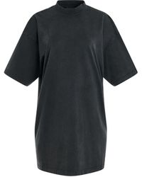 Balenciaga - Hand Drawn Vintage T-Shirt Dress, Short Sleeves, Faded/, 100% Cotton - Lyst